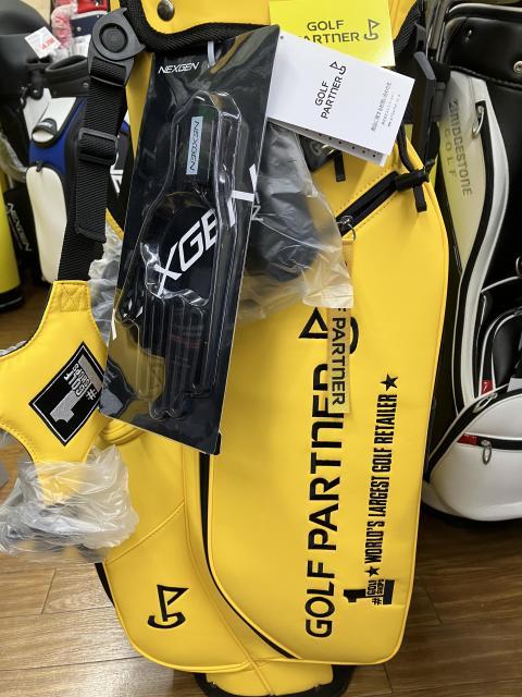 GOLF PARTNER NEXGEN イエローキャディバッグ